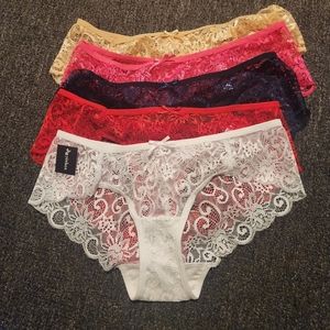 Brand new 5 pack lace panties